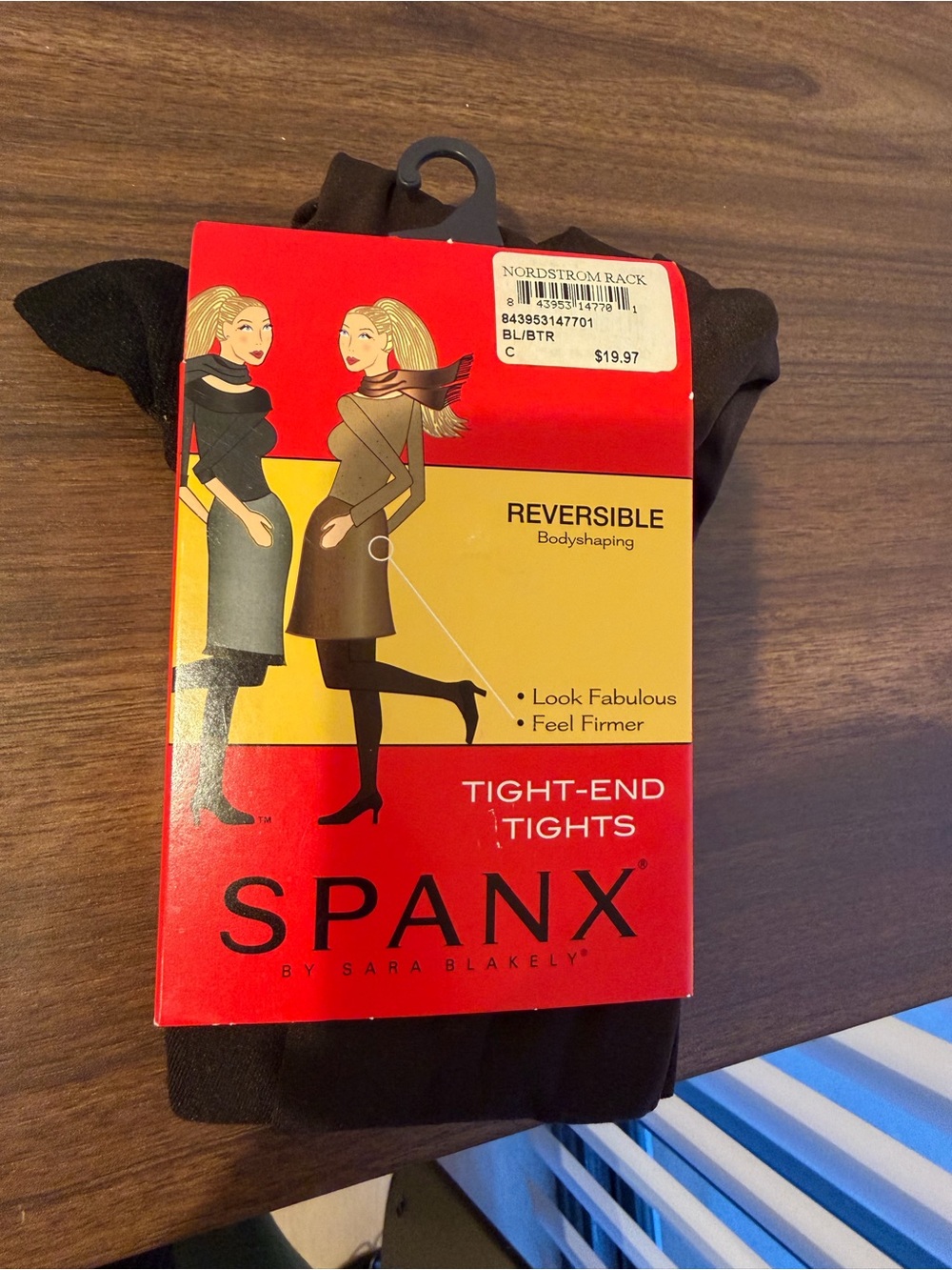 SPANX Reversible Tight-End Tights - Black/Brown